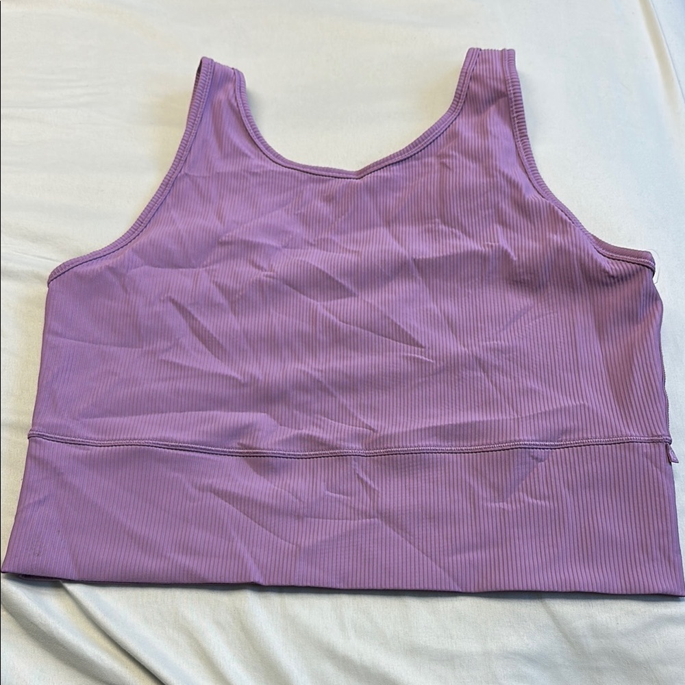 Lululemon Athletica Purple Reversible Crop Top